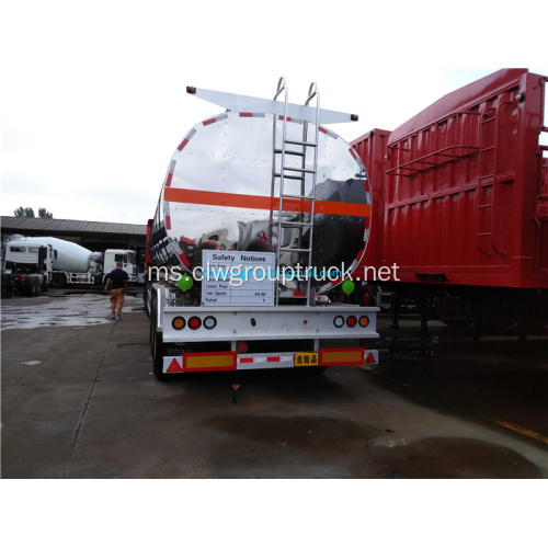 Trailer Tangki Bahan Api Aluminium 40000-50000Litres